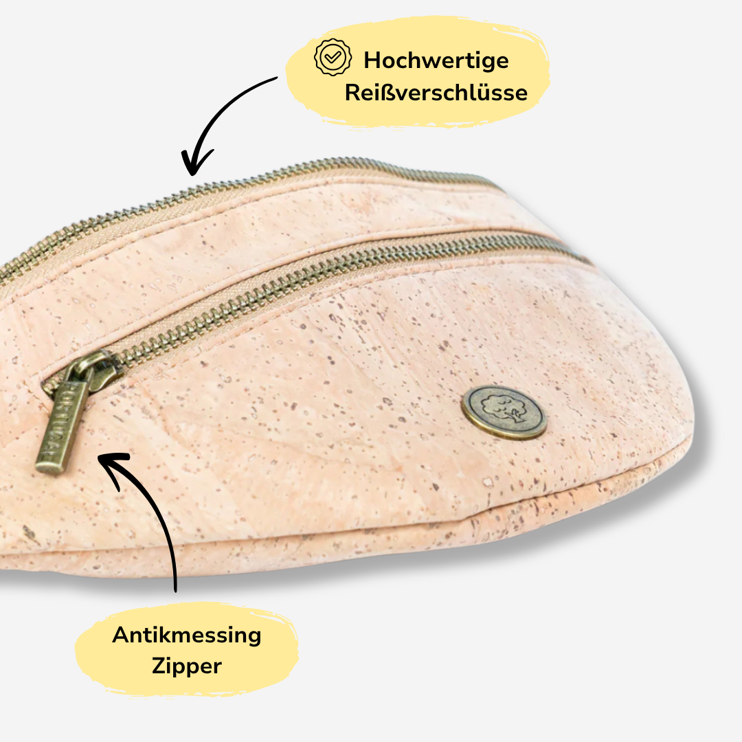 Crossbody Tasche „Luna“ – 100% veganer Kork