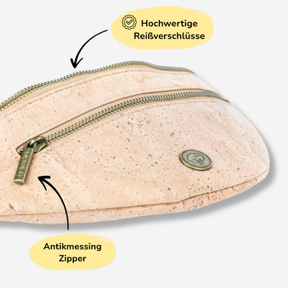 Crossbody Tasche „Luna“ – 100% veganer Kork