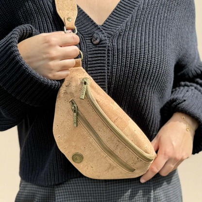 Crossbody Tasche „Luna“ – 100% veganer Kork